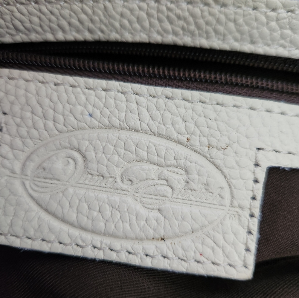 Onna Ehrlich Leather Satchel Ivory - Picture 5 of 13